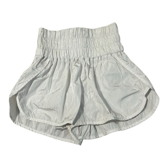 Free People The Way Home Short Silver White Size Small - Picture 3 of 7
